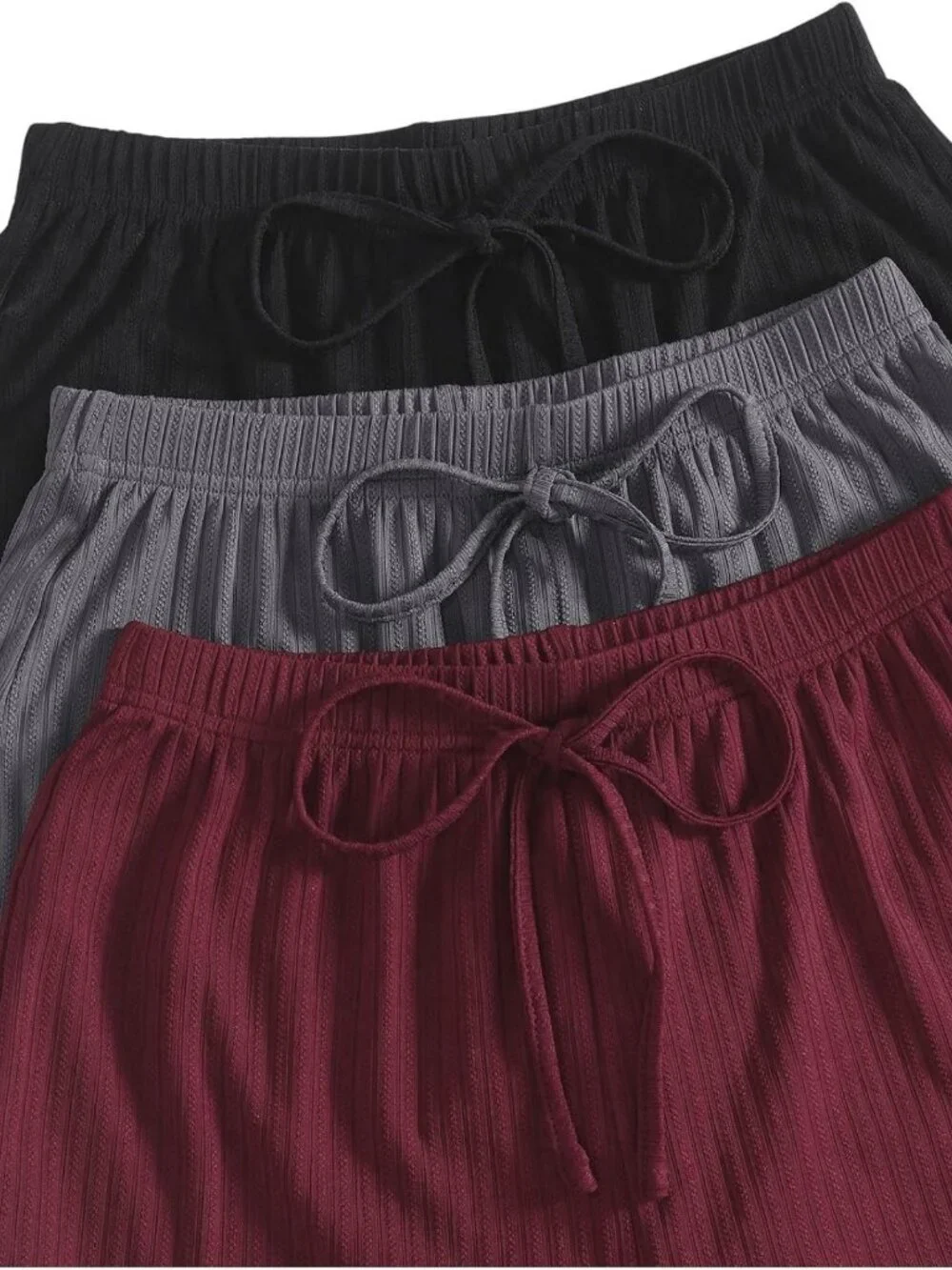 Lace Sleepwear Lounge Set - 6 Piece Women's Pajama Shorts Set for Comfort